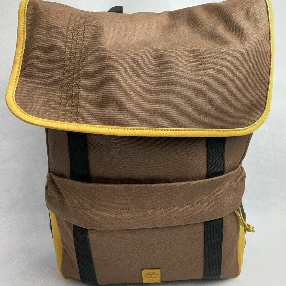 Timberland Natick 17L Brown/Wheat Unisex Backpack J0805-931 - Picture 5 of 7